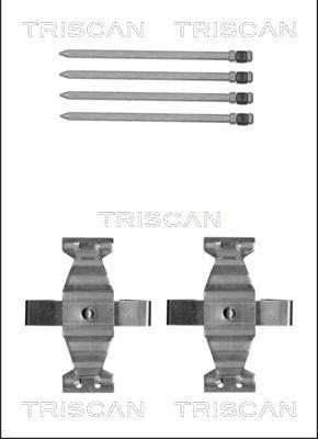 Triscan 8105 231613 - Kit d'accessoires, plaquette de frein à disque cwaw.fr