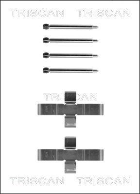 Triscan 8105 231398 - Kit d'accessoires, plaquette de frein à disque cwaw.fr