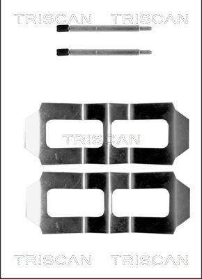 Triscan 8105 231367 - Kit d'accessoires, plaquette de frein à disque cwaw.fr