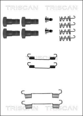 Triscan 8105 232555 - Kit d'accessoires, mâchoires de frein de stationnement cwaw.fr