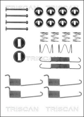 Triscan 8105 232557 - Kit d'accessoires, mâchoire de frein cwaw.fr