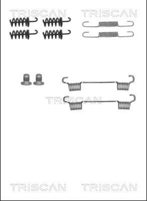 Triscan 8105 232564 - Kit d'accessoires, mâchoires de frein de stationnement cwaw.fr