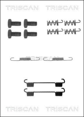 Triscan 8105 232299 - Kit d'accessoires, mâchoires de frein de stationnement cwaw.fr