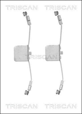 Triscan 8105 271605 - Kit d'accessoires, plaquette de frein à disque cwaw.fr