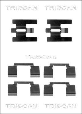 Triscan 8105 271603 - Kit d'accessoires, plaquette de frein à disque cwaw.fr