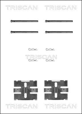 Triscan 8105 271206 - Kit d'accessoires, plaquette de frein à disque cwaw.fr