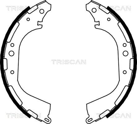 Triscan 8100 14564 - Jeu de mâchoires de frein cwaw.fr