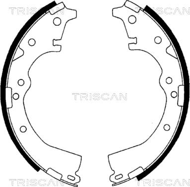 Triscan 8100 13426 - Jeu de mâchoires de frein cwaw.fr