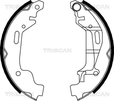 Triscan 8100 24001 - Jeu de mâchoires de frein cwaw.fr