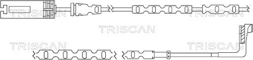 Triscan 8115 11055 - Contact d'avertissement, usure des plaquettes de frein cwaw.fr