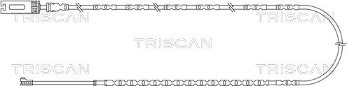 Triscan 8115 11066 - Contact d'avertissement, usure des plaquettes de frein cwaw.fr