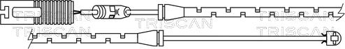 Triscan 8115 11019 - Contact d'avertissement, usure des plaquettes de frein cwaw.fr