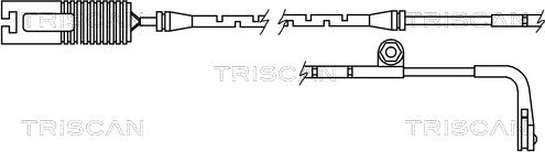 Triscan 8115 11015 - Contact d'avertissement, usure des plaquettes de frein cwaw.fr