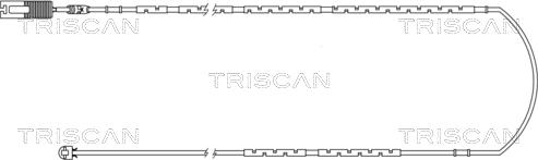 Triscan 8115 11024 - Contact d'avertissement, usure des plaquettes de frein cwaw.fr