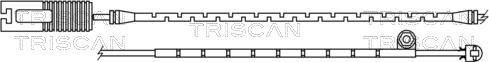 Triscan 8115 11021 - Contact d'avertissement, usure des plaquettes de frein cwaw.fr