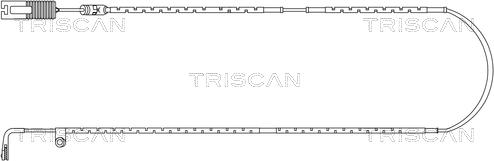 Triscan 8115 17010 - Contact d'avertissement, usure des plaquettes de frein cwaw.fr