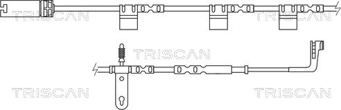 Triscan 8115 17013 - Contact d'avertissement, usure des plaquettes de frein cwaw.fr