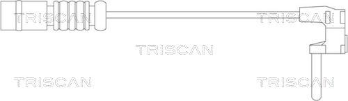 Triscan 8115 23015 - Contact d'avertissement, usure des plaquettes de frein cwaw.fr