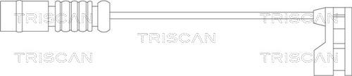 Triscan 8115 23018 - Contact d'avertissement, usure des plaquettes de frein cwaw.fr