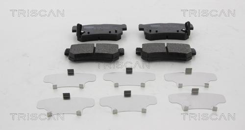 Triscan 8110 44002 - Kit de plaquettes de frein, frein à disque cwaw.fr