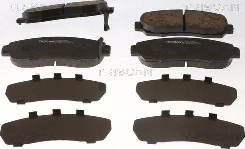 Triscan 8110 40980 - Kit de plaquettes de frein, frein à disque cwaw.fr