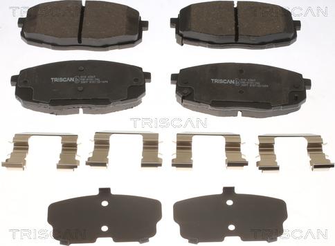 Triscan 8110 43069 - Kit de plaquettes de frein, frein à disque cwaw.fr