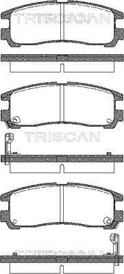 BENDIX 572185 - Kit de plaquettes de frein, frein à disque cwaw.fr