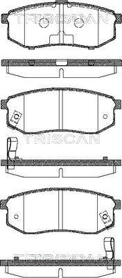 Triscan 8110 42016 - Kit de plaquettes de frein, frein à disque cwaw.fr