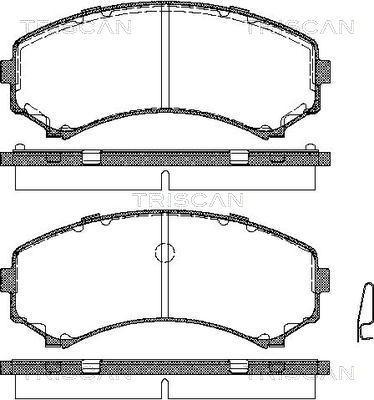 BENDIX 572352 - Kit de plaquettes de frein, frein à disque cwaw.fr