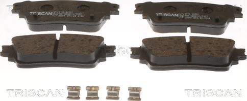 Triscan 8110 42201 - Kit de plaquettes de frein, frein à disque cwaw.fr