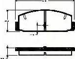 Triscan 8110 50006 - Kit de plaquettes de frein, frein à disque cwaw.fr