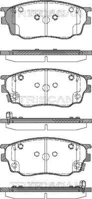 Roulunds Rubber 695981 - Kit de plaquettes de frein, frein à disque cwaw.fr