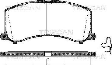 Spidan 32158 - Kit de plaquettes de frein, frein à disque cwaw.fr