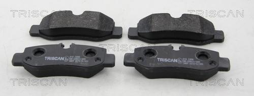 Triscan 8110 69022 - Kit de plaquettes de frein, frein à disque cwaw.fr