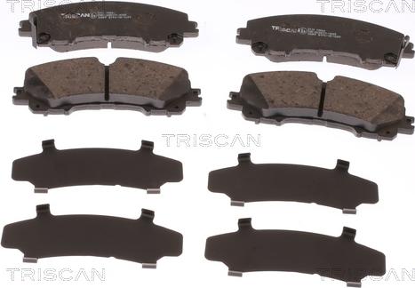 Triscan 8110 14066 - Kit de plaquettes de frein, frein à disque cwaw.fr