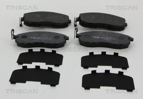 Triscan 8110 14063 - Kit de plaquettes de frein, frein à disque cwaw.fr