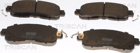 Triscan 8110 14082 - Kit de plaquettes de frein, frein à disque cwaw.fr