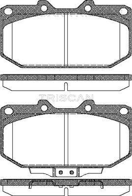 BENDIX 572252 - Kit de plaquettes de frein, frein à disque cwaw.fr