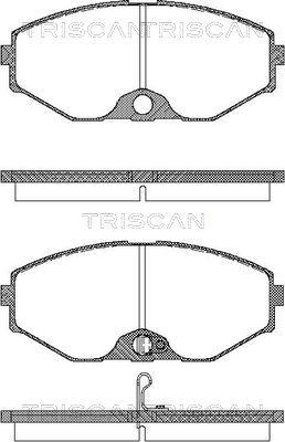 BENDIX 572476 - Kit de plaquettes de frein, frein à disque cwaw.fr