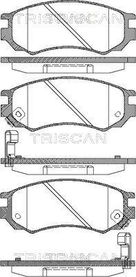 BENDIX 572277 - Kit de plaquettes de frein, frein à disque cwaw.fr