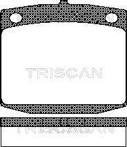 Triscan 8110 14023 - Kit de plaquettes de frein, frein à disque cwaw.fr