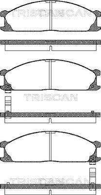 BENDIX 572373 - Kit de plaquettes de frein, frein à disque cwaw.fr