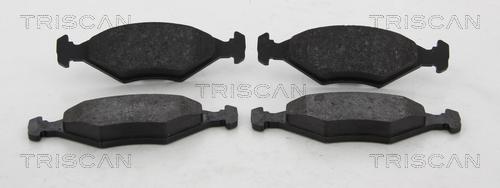 Triscan 8110 15058 - Kit de plaquettes de frein, frein à disque cwaw.fr