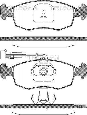 BENDIX 511040 - Kit de plaquettes de frein, frein à disque cwaw.fr