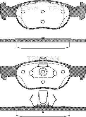 Equal Quality PF1250 - Kit de plaquettes de frein, frein à disque cwaw.fr