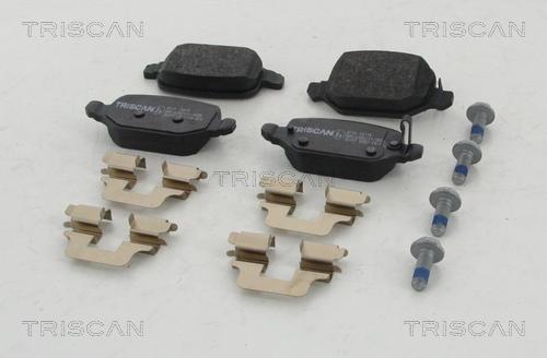 Triscan 8110 15070 - Kit de plaquettes de frein, frein à disque cwaw.fr