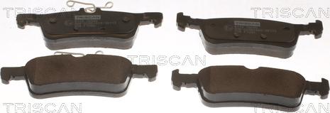 Triscan 8110 16040 - Kit de plaquettes de frein, frein à disque cwaw.fr