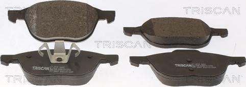 Triscan 8110 16041 - Kit de plaquettes de frein, frein à disque cwaw.fr