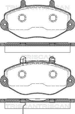 Quinton Hazell BLF599 - Kit de plaquettes de frein, frein à disque cwaw.fr