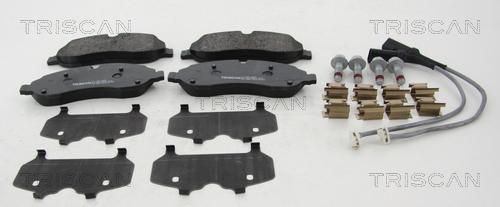 Triscan 8110 16034 - Kit de plaquettes de frein, frein à disque cwaw.fr